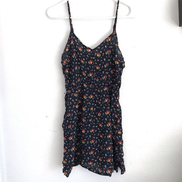 Forever 21 Dresses & Skirts - Forever 21 M blue floral tank dress